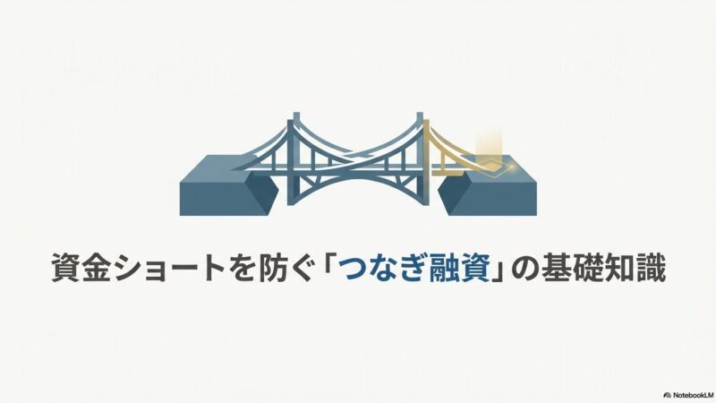 【補助金活用に不可欠】資金ショートを防ぐ「つなぎ融資」の基礎知識