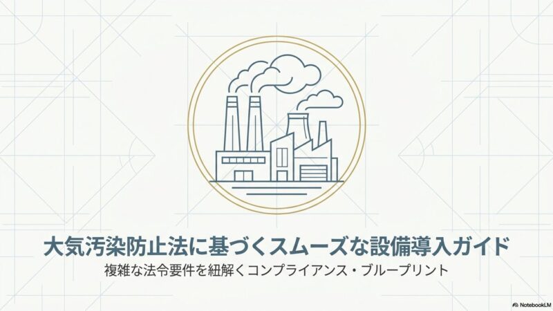 大気汚染防止法に基づく施設設置届出と事業者の義務